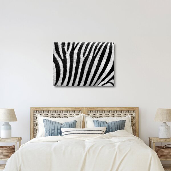 Staklena slika kože zebre (70x50 cm)