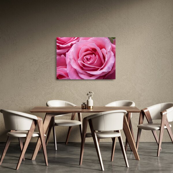Staklena slika ruže (70x50 cm)
