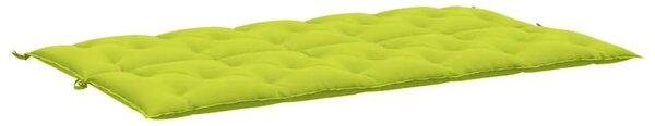 Jastuk za vrtnu klupu jarkozeleni 180x(50+50)x7 cm od tkanine - Svjetlozelena 180 cm 2 Svjetlozelena