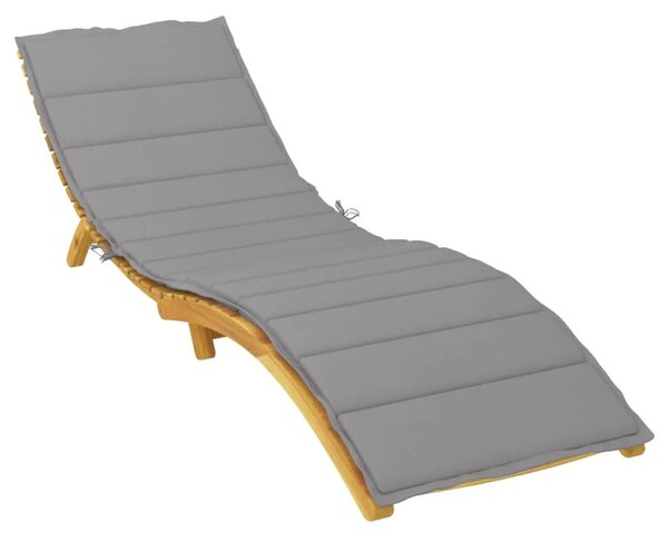 Jastuk za ležaljku sivi 200 x 60 x 3 cm od tkanine Oxford - Siva 200 x 60 x 3 cm 1 Siva