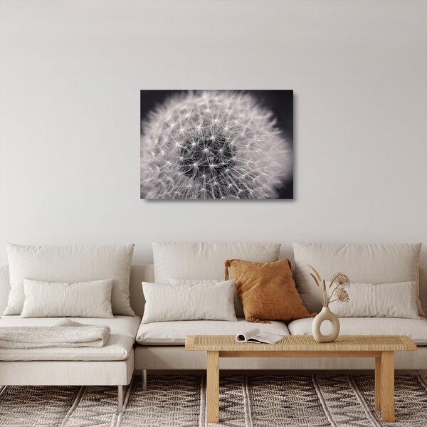 Staklena slika maslačka (70x50 cm)