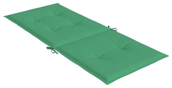 Jastuci za vrtne stolice 4 kom zeleni 120x50x3 cm od tkanine - Zelena 120 x 50 x 3 cm 4 Zelena