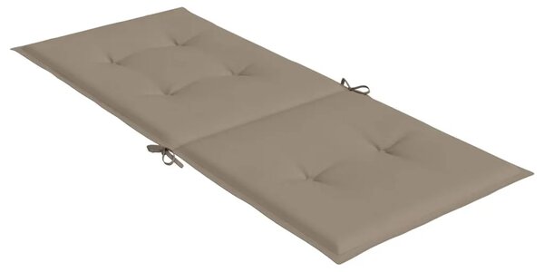Jastuci za vrtne stolice 6 kom smeđesivi 120x50x3 cm od tkanine - Sivo-smeđa 120 x 50 x 3 cm 6 Sivo-smeđa