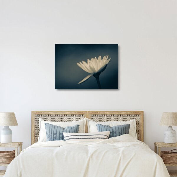 Staklena slika cvijeta (70x50 cm)
