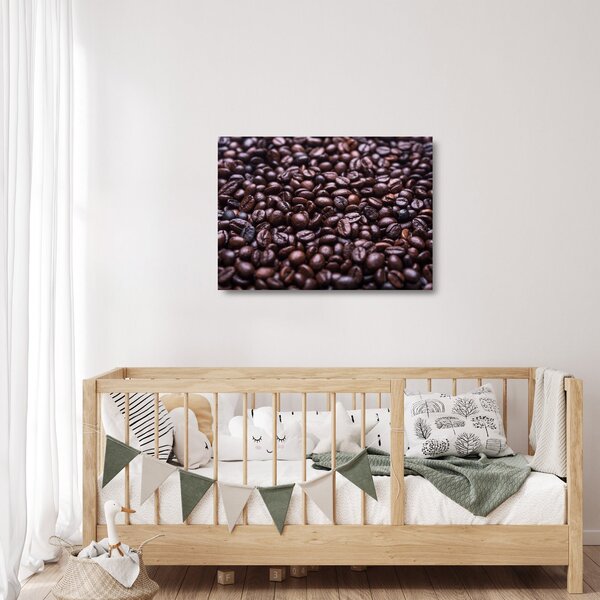 Staklena slika zrna kave (70x50 cm)