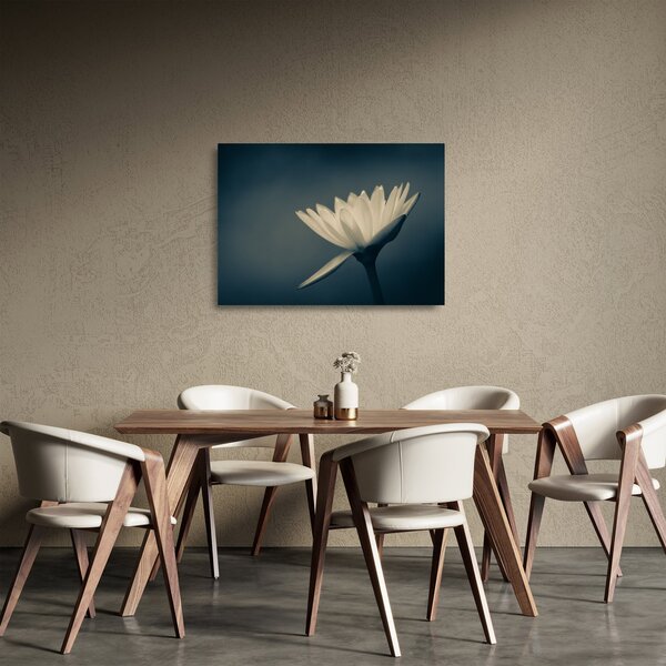 Staklena slika cvijeta (70x50 cm)