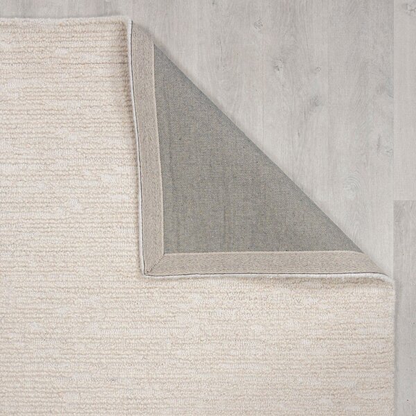 Ručno rađen vunen tepih boje slonovače 160x230 cm Harris Boucle – Flair Rugs