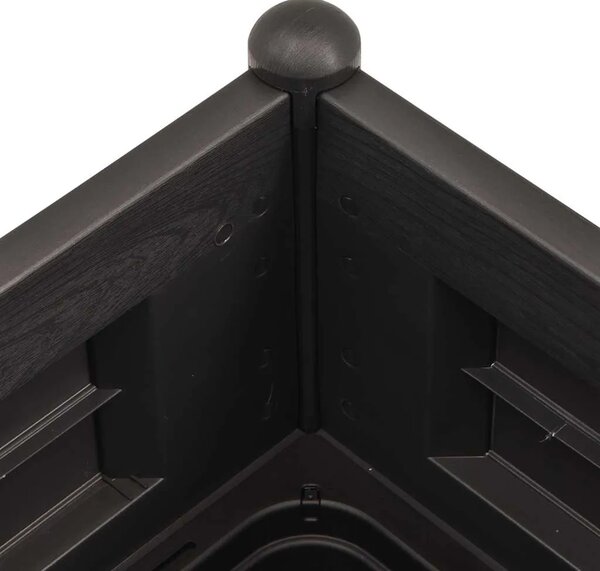 Povišena gredica - Vrtna gredica PP antracit 100 x 43 x 35 cm - Antracit 100 x 43 x 35 cm 1 Antracit