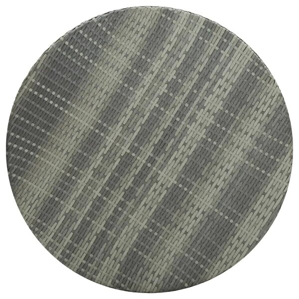 Vrtni stol sivi 75 5 x 106 cm od poliratana - Siva 75.5 x 106 cm 1 Siva