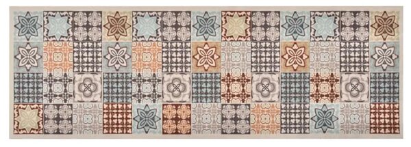 Kuhinjski tepih sa šarenim mozaikom perivi 60 x 180 cm - mozaična boja 60 x 180 cm 1 mozaična boja
