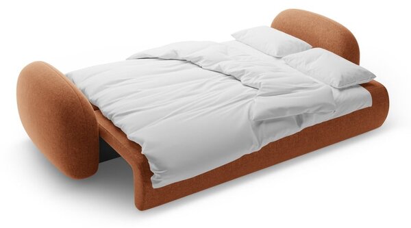 Ciglasta sklopiva/s prostorom za odlaganje sofa od šenila 262 cm Tonale – Cosmopolitan Design