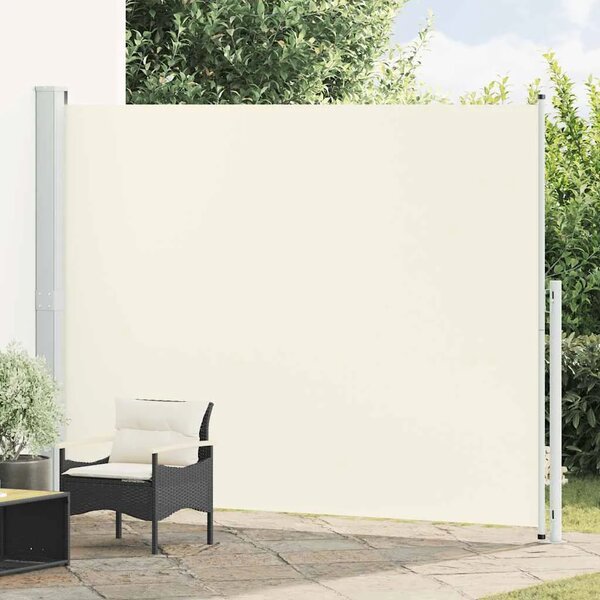 Uvlačiva bočna tenda za terasu 220 x 314 cm krem - Krema 220 x 300 cm 1 Krema