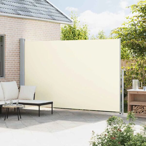 Uvlačiva bočna tenda za terasu 220 x 514 cm krem - Krema 220 x 500 cm 1 Krema