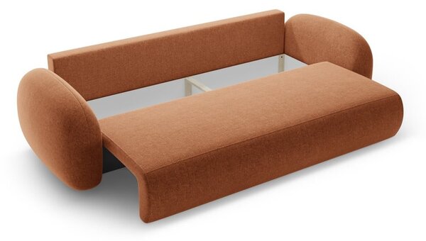 Ciglasta sklopiva/s prostorom za odlaganje sofa od šenila 262 cm Tonale – Cosmopolitan Design