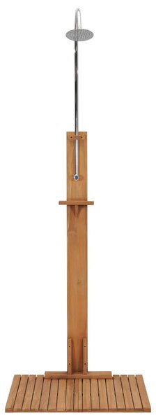 Vrtni tuš 75 x 75 x 210 cm od masivne tikovine