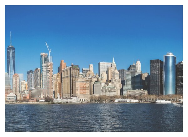 Staklena slika - Manhattan u New Yorku (70x50 cm)