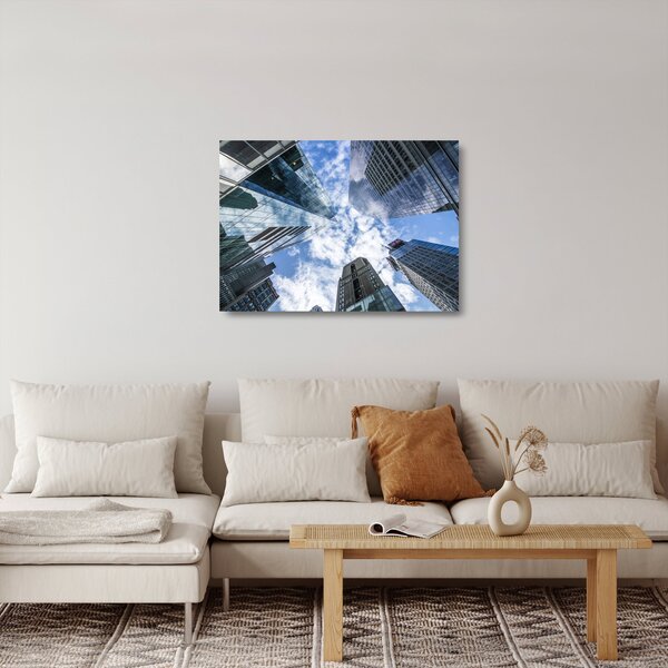 Staklena slika nebodera (70x50 cm)