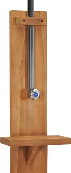 Vrtni tuš 75 x 75 x 210 cm od masivne tikovine
