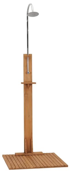 Vrtni tuš 75 x 75 x 210 cm od masivne tikovine