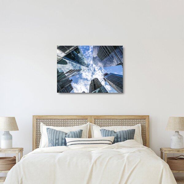 Staklena slika nebodera (70x50 cm)