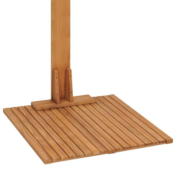 Vrtni tuš 75 x 75 x 210 cm od masivne tikovine