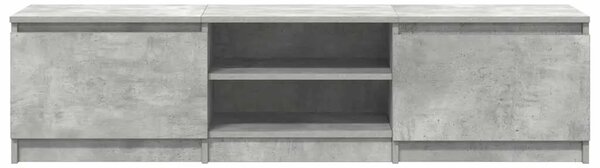 TV ormarić boja betona 140 x 40 x 35 5 cm konstruirano drvo - Beton siva 1 Beton siva