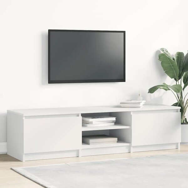 TV ormarić bijeli 140 x 40 x 35 5 cm od konstruiranog drva - Bijela 1 Bijela