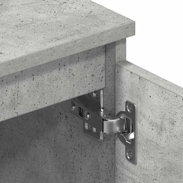 TV ormarić boja betona 140 x 40 x 35 5 cm konstruirano drvo - Beton siva 1 Beton siva
