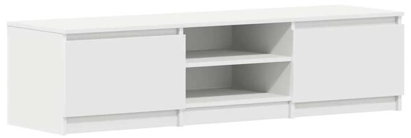 TV ormarić bijeli 140 x 40 x 35 5 cm od konstruiranog drva - Bijela 1 Bijela