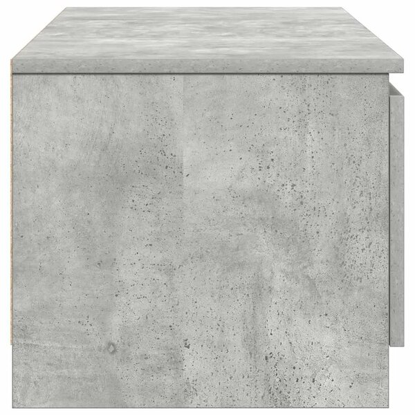 TV ormarić boja betona 140 x 40 x 35 5 cm konstruirano drvo - Beton siva 1 Beton siva