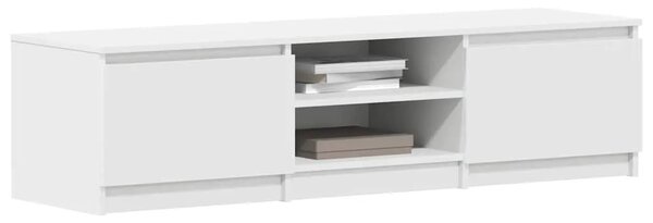 TV ormarić bijeli 140 x 40 x 35 5 cm od konstruiranog drva - Bijela 1 Bijela