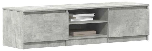 TV ormarić boja betona 140 x 40 x 35 5 cm konstruirano drvo - Beton siva 1 Beton siva