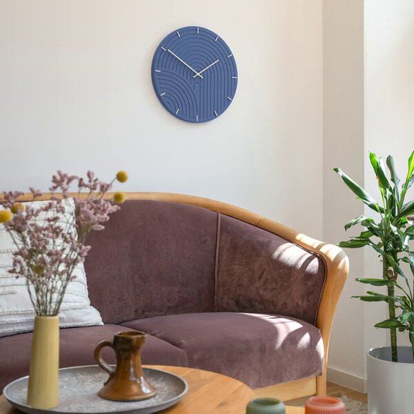 Zidni sat Luxhora Arcadia Dark Blue 9 boja kazaljki