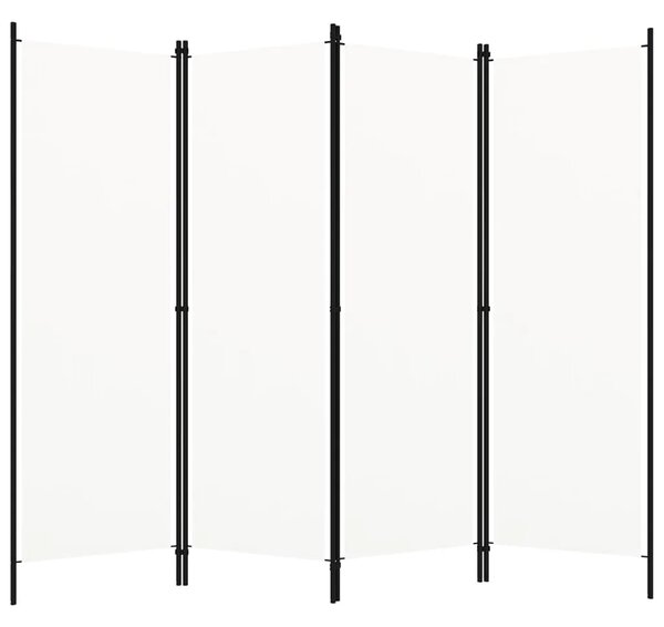 Paravan - Sobna pregrada s 4 panela bijela 200 x 180 cm - Bijela 4 1 Bijela