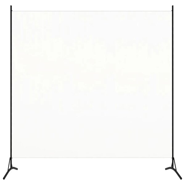 Paravan - Sobna pregrada bijela 175 x 180 cm od tkanine - Bijela 175 x 180 cm 1 1