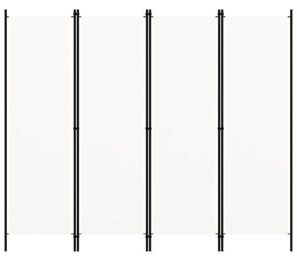 Paravan - Sobna pregrada s 4 panela bijela 200 x 180 cm - Bijela 4 1 Bijela
