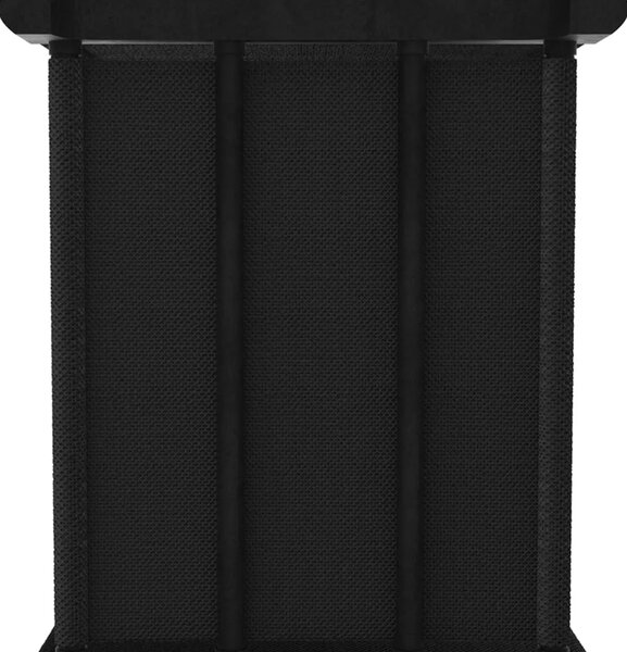 Police za izlaganje sa 6 kocki od tkanine 103x30x72 5 cm crne - Crna 6 kocki 1 Bez kutija