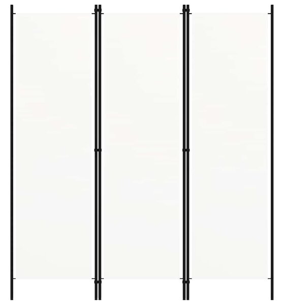 Paravan - Sobna pregrada s 3 panela bijela 150 x 180 cm - Bijela 3 1 Bijela