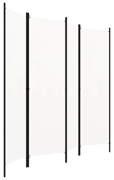 Paravan - Sobna pregrada s 4 panela bijela 200 x 180 cm - Bijela 4 1 Bijela