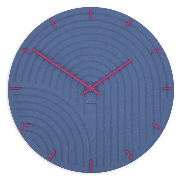 Zidni sat Luxhora Arcadia Dark Blue 9 boja kazaljki