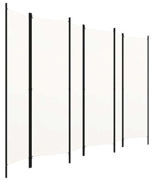 Paravan - Sobna pregrada sa 6 panela bijela 300 x 180 cm - Bijela 6 1 Bijela