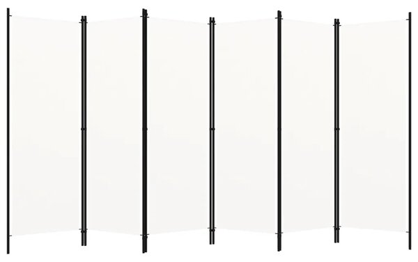 Paravan - Sobna pregrada sa 6 panela bijela 300 x 180 cm - Bijela 6 1 Bijela