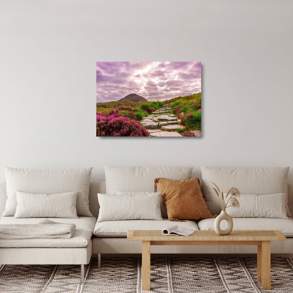 Staklena slika pejzaža (70x50 cm)