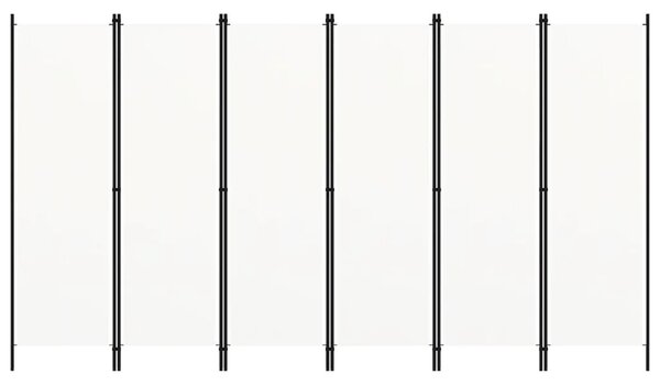 Paravan - Sobna pregrada sa 6 panela bijela 300 x 180 cm - Bijela 6 1 Bijela