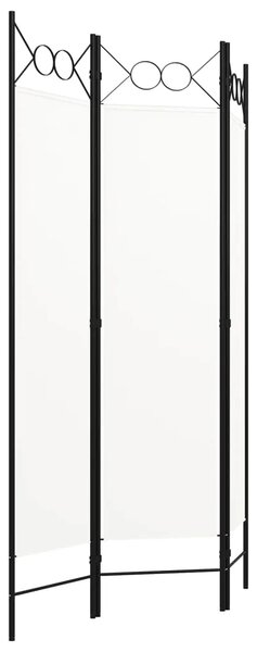 Paravan - Sobna pregrada s 3 panela bijela 120 x 180 cm - Bijela 3 1 Bijela