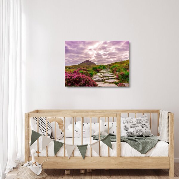 Staklena slika pejzaža (70x50 cm)