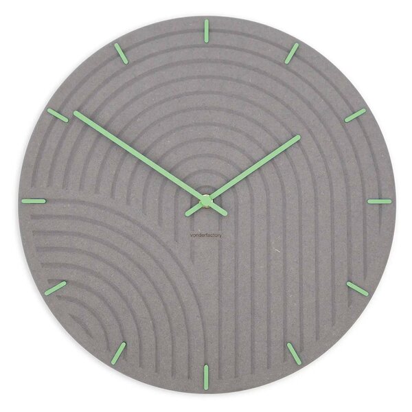 Zidni sat Luxhora Arcadia Light Grey 10 boja kazaljki