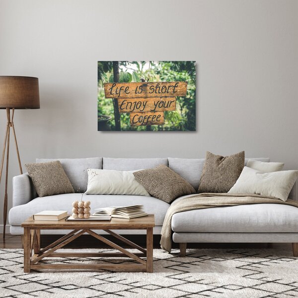 Staklena slika s porukom (70x50 cm)