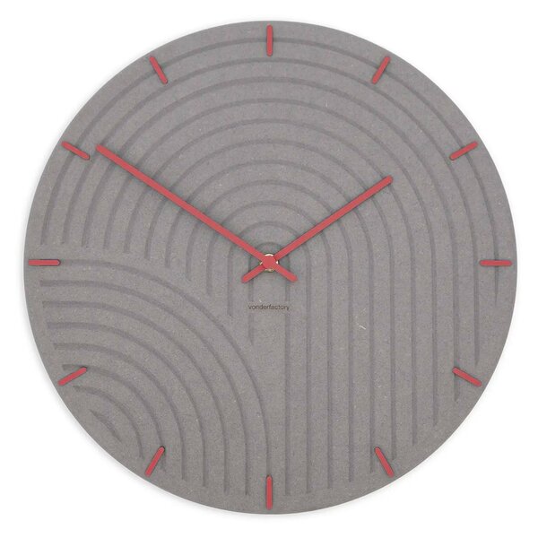 Zidni sat Luxhora Arcadia Light Grey 10 boja kazaljki