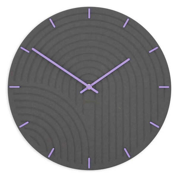 Zidni sat Luxhora Arcadia Black 8 boja kazaljki